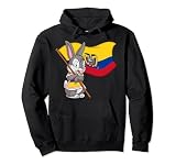 Ecuadorianer Hase Pullover Hoodie