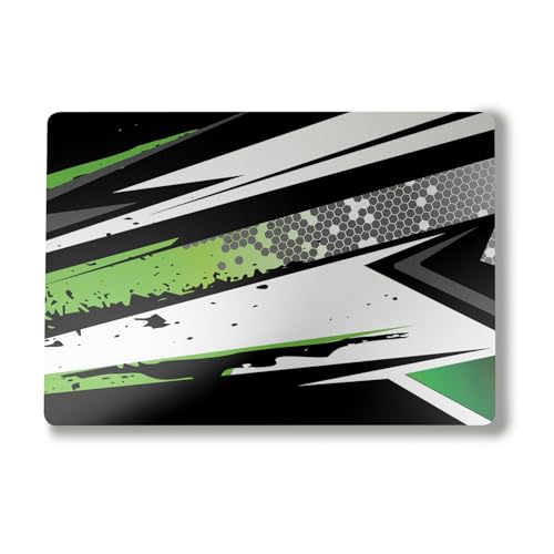 Image of Laptop Skin Compatible with Alienware M18 R2 (2024) - Grunge Green - Premium 3M Vinyl Protective Wrap Decal Cover - Easy to Apply | Crafted in The USA by MightySkins