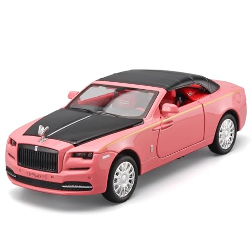 Image of 1:24 Rolls-Royce Spectre Diecast Metal Pull Back Car with 6 Openable Doors with Sound and Light Toy Decoration car Best Gift Toys for Kids (1:32 Rolls Royce Dawn- Multicolor)