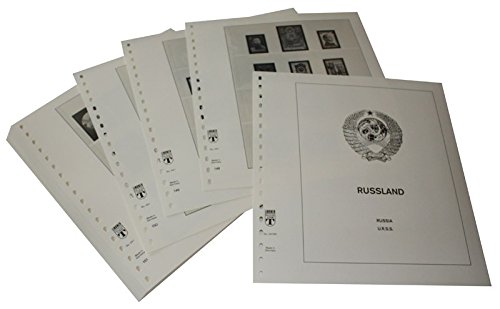 Feuilles pré-imprimées Russie LINDNER 1980-1982 pour album philatélique