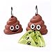 LZSOMPK Cute and Functional Dog Poop Bag Holder for Leash Sturdy Dog Poop Bag Dispenser Includes 1 Roll 15 Bags