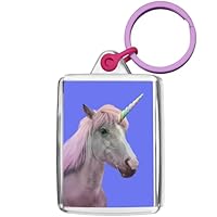 Pixly® Unicorn Keyring Key Fob Keychain Joke Keepsake Funny Gift for Girl Her