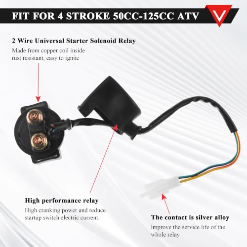 Image of PRO BAT Full Wiring Harness Coil CDI Spark Plug Kits | for 50cc 70cc 90cc 110cc 125cc 140cc 150cc Chinese 4-Stroke ATV Quad Pit Dirt Bike Buggy Go Kart