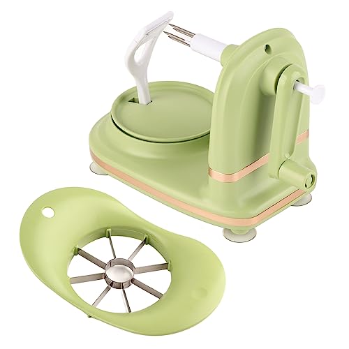 Ejoyous Pelapatate, Sbucciatrice per Mele Multifunzionale Sbucciatrice per Frutta Pelapatate per Frutta e Verdura, Patate Pere con Tagliafrutta e Aspirazione Sottovuoto per Frutta in