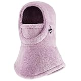 Ski Mask Kids Balaclava, Boys Girls Winter Fleece Hats Beanies for Kids, Fluffy Winter Hat Ski Face Mask Cover Snow Gear