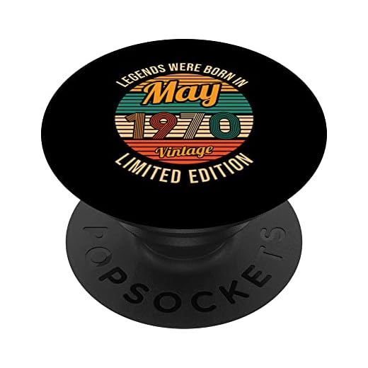 Las leyendas nacieron en mayo de 1970. Cumpleaños número 53 PopSockets PopGrip Intercambiable