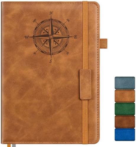 Notebook Journal for Women Men: Leather Journal for Writing, Hard...