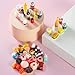 50 Pcs Miniature Food Drink Bottles Soda Pop Cans Pretend Play Kitchen Game Party Accessories Toys Hamburg Cake Ice Cream for 1/12 Doll House (25Food+25Drink)