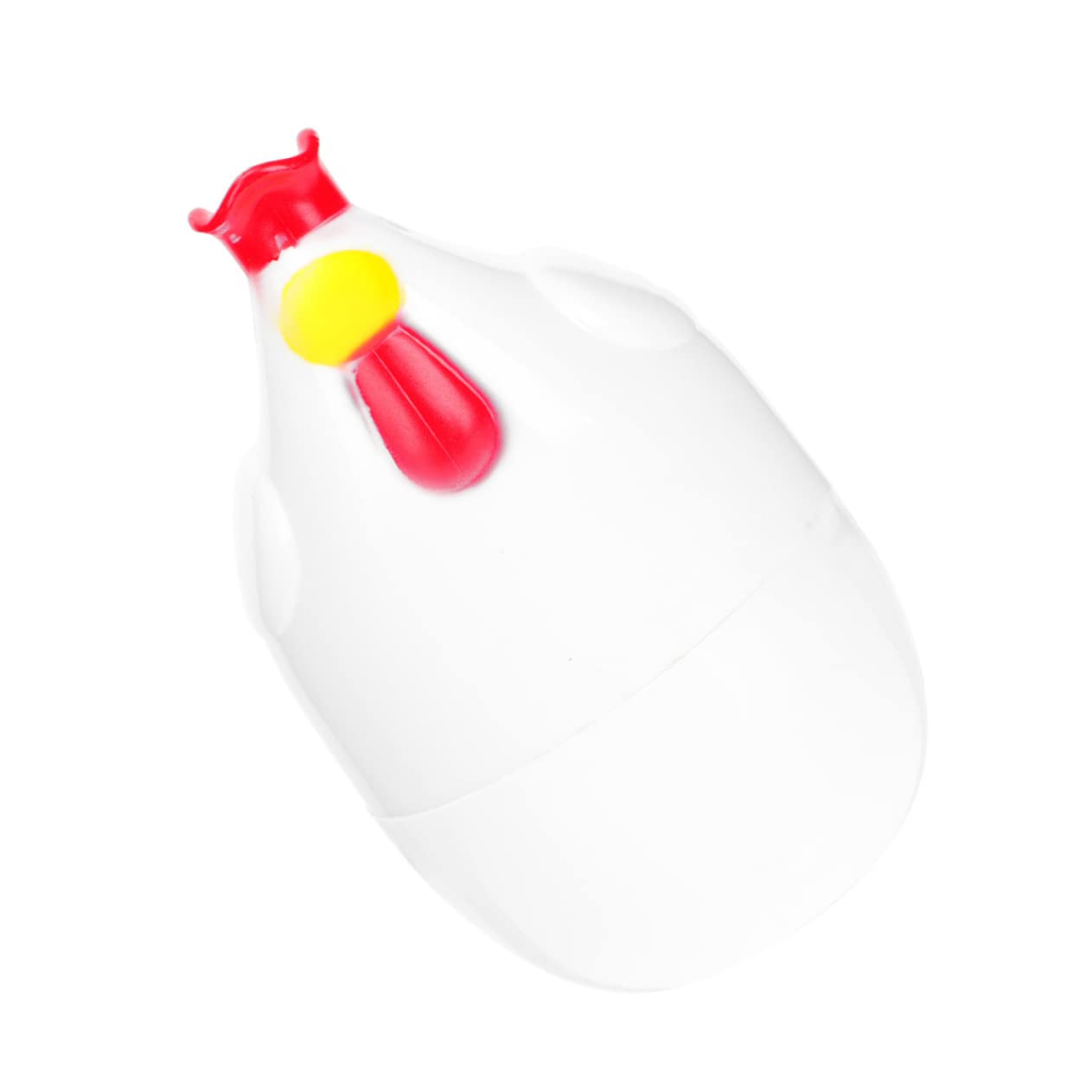 BRIGHTFUFU Adorable Chicken Shaped Egg Steamer Compact Egg Boiler for Microwave Cooking Kitchen Gadget for Poached and Scrambled Eggs and Easy to Use