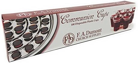 F A Dumont Disposable Communion Cups - Box of 100, 1-3/8" High