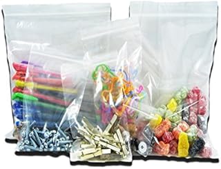 100 Extra Large Clear Transparent Plastic Resealable Gripseal Grip Press Seal Lock Packing Packaging Storage Bags - Size 13 x 18" / 325 x 450mm