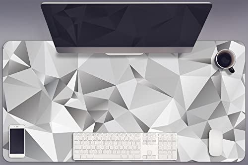 Sous-main de bureau 90x45cm vinyle Decormat pour éviter les rayures et taches sur la table de jeu