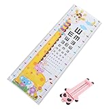 [ERINGOGO] 用足長測定器 パンダ柄 かわいいコンパクト設計 高精フットルーラー 身長シール付き 家用携帯便利 足計測ツール