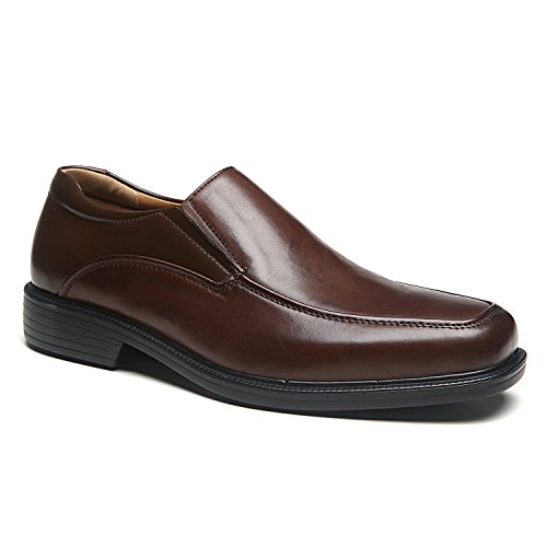 Image of Wide Width Brown Oxfords for Men by La Milano