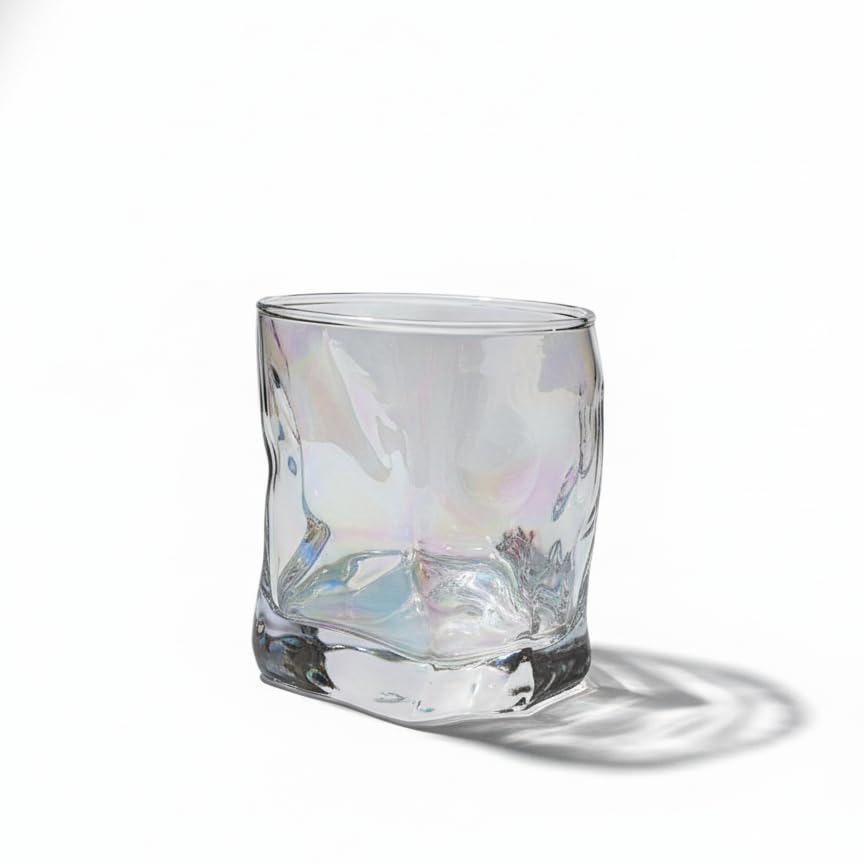 Image of Car-O-Bar Silver Bar Set with Glasses Gift Set | 7 Pieces Bartender Kit:Cocktail Shaker, Jigger,Ice Tong, Set of 4 Whiskey Glasses