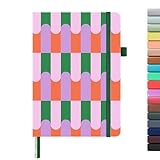 &And Per Se Lined Journal Notebook, 160 Pages, A5 5.7 x 8 inches College Ruled Thick Paper Notebook Journals for Writing, Hardcover Notebooks for Women Men Office School (Color Block)