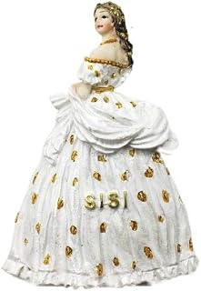 Austria Vienna Salzburg Innsbruck ISCHGL Tourist Souvenir Musician Mozart Beethoven Magnet Refrigerator Sticker Cuckoo Clock Home Decorations Gift (Color : SISI)