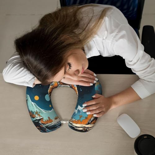 Almohada de viaje espuma viscoelástica tamaño estándar miniatura 7