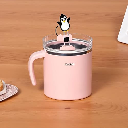 4pcs Black Penguin Straw Hat Straw Cover miniatura 3