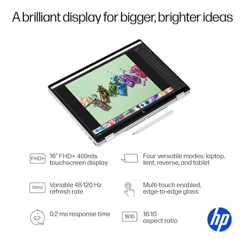 Image of HP OmniBook 7 Flip 16 inch 2-in-1 Laptop, Intel Ultra 7 258V, 32GB DDR5 1TB SSD