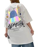 [ワンフォークロージング] 2nd ARCHIVE リフレクター Tシャツ メンズ レディース オーバーサイズ 半袖 ビッグシルエット バックプリント クルーネック 春夏