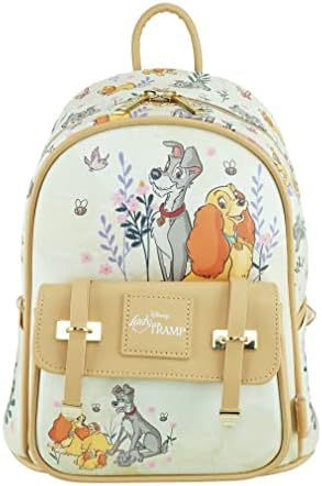 Disney Lady and the Tramp Wondapop 11 Inch Vegan Leather Mini Backpack