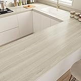 Yullpaper Tapete Grau-Braun Klebefolie Holzoptik Möbelfolie Selbstklebend Abwaschbare Küchetapeten Arbeitsplatte Folie Schrankfolien Selbstklebend Klebefolie Möbel Tapeten Schlafzimmer 40cm x 200cm