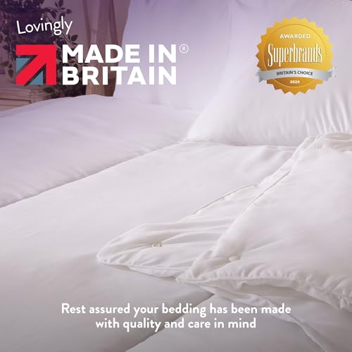 Slumberdown Feels Like Down 3-in-1 Double Duvet 13.5 Tog - 4.5 + 9 Tog Combi Quilt for All-Year Round Comfort | UK-Made, Ultra Soft, Non-Allergenic & Washable (200 x 200cm)