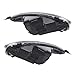 For 2011 2012 2013 2014 Mazda 2 Halogen Headlight Assembly Driver&Passenger Sldes Headlamp Replacement Clear Lens Headlight (Left+Right)