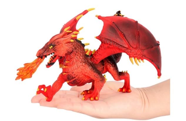 ENILSA Lava Dragon Dinosaur Toy, Model Fun Stuff, Collectible Action Figure, with Movable Wings Attack Feature Limited Edition, Educational Toy Suitable for children