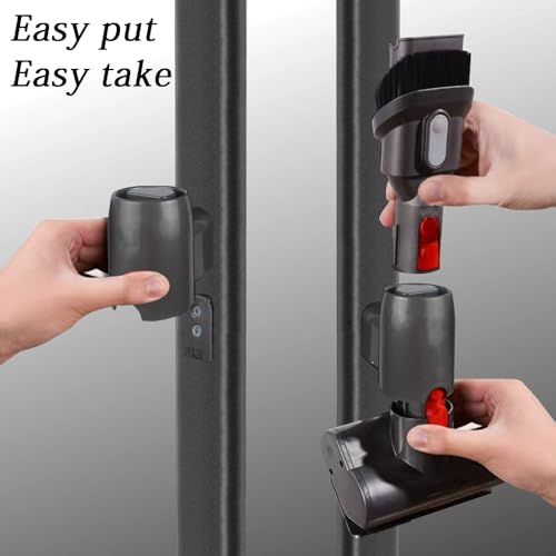 Image of Lasvea Vacuum Stand Compatible with V7 V8 V9 V10 V11 V15 Gen5(Max.11 Accessories),Metal Storage-Bracket-Holder-Stand-Organizer Easy-Access Storage Docking Station