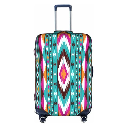 Native American Aztec Luggage Suitcase Cover, Stretchable Protection Luggage Stylish Suitcase Covers Small