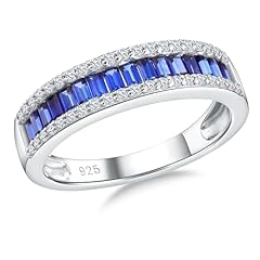 D. Moissanite & Sapphire (0.93 Cttw)