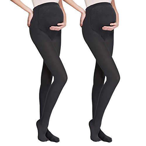 KUCI® Pregnant Women Maternity Pantyhose Opaque Tights 120 Denier