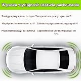 MOCNT Zestaw czujników parkowania samochodu 4 czujniki parkowania