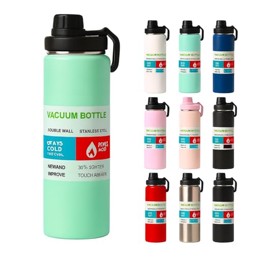 Garrafa Térmica Inox 800 ml Dupla Parede (Verde Claro)