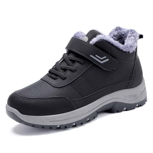Botas cálidas de media caña con suela gruesa para mayor comodidad en cualquier clima. (Dark Gray, 40)