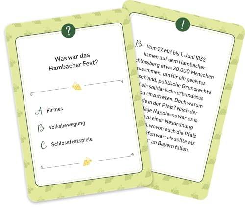 Groh Verlag Wer hätte das gedacht?! Das Unnützes-Wissen-Quiz Pfalz: 50 spannende und kuriose Fragen und Antworten