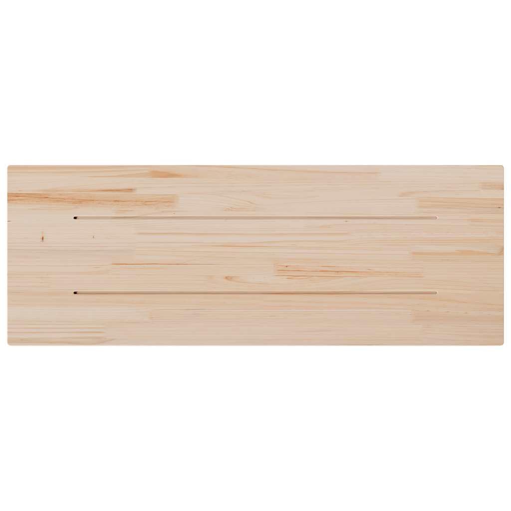 Dessus de table 110x40x1,7 cm rectangulaire bois de pin massif