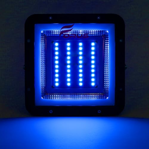 Image of Forus 30W Blue Color Flood Light Outdoor LED Waterproof Decorative Focus Lamp for Home Garden Events Security Terrace Landscape Pathway Building Festival Stage Party Celebration Lighting - 1 Pc