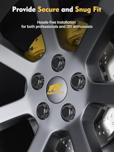 Image of MIKKUPPA 7 /16-20 Wheel Lug Nuts - Replacement for 1953-1983 Chevy Corvette, 1967-1982 Camaro, 1964-1983 Malibu Aftermarket Wheel - 20pcs Closed End Spline Lug Nuts