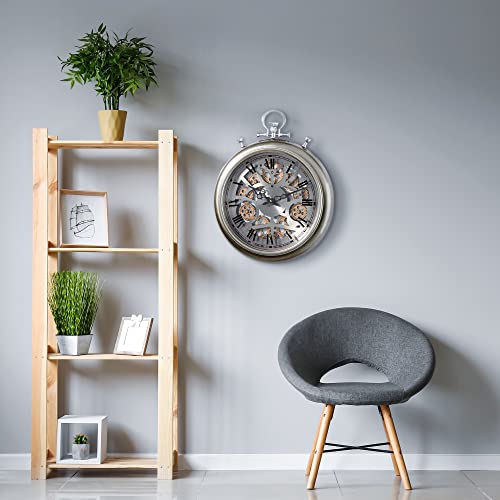 Giftcraft Vintage Pocket-Watch Style Wall Clock, Roman Numeral Time Piece For Wall Mount, Elegant Wall Clocks For The Home Or Office, Clock Wall Decor #TOP3