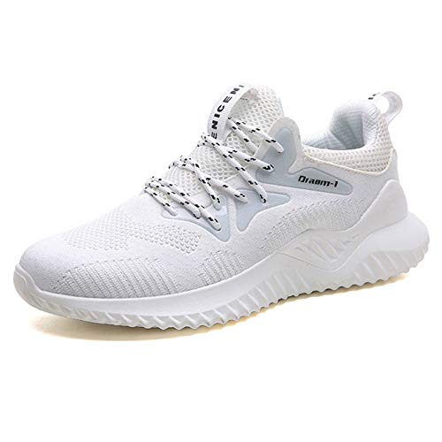 AIRAVATA Chaussures de Course pour Hommes Mode Respirant Mesh Doux Casual Athlétique Baskets Léger