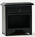 Classics by Handley Dollhouse Miniature Night Stand, Black