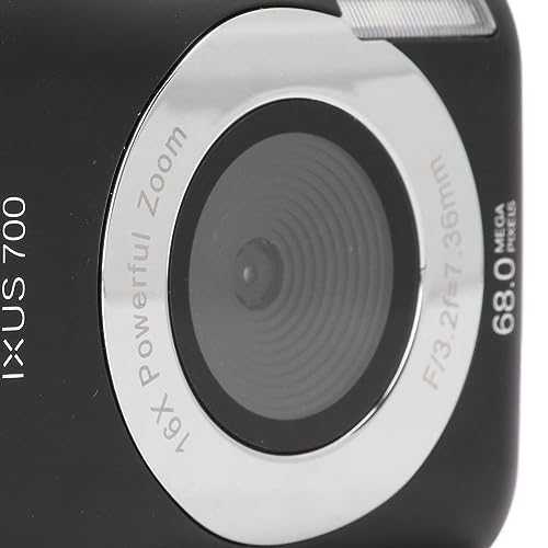 Caméra numérique 8K écran 2,7 pouces, cadeau idéal noir - 5