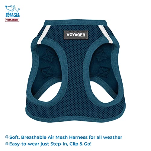 Voyager Step-in Air All Weather Mesh Harness and Reflective Dog 5 ft Leash Combo with Neoprene Handle - Image 2