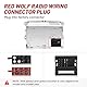 RED WOLF ISO Radio Stecker 16 Pin Auto Radio Kabelbaum ISO Adapter für VW Tiguan Passat Golf BMW 1er 3er 5er 6er Ford C-Max Transit Kuga