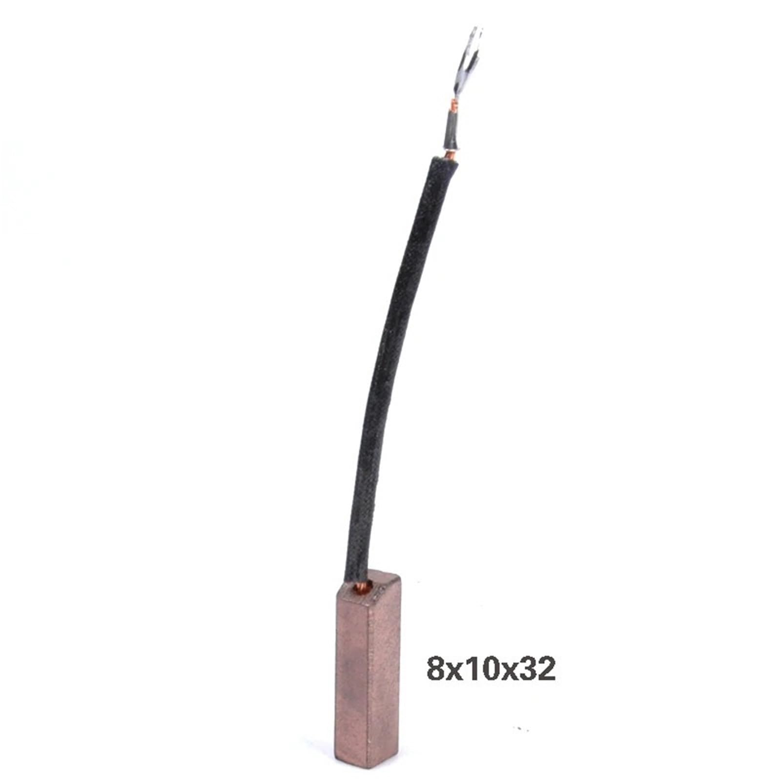 10 szt. Szczotka węglowa generatora J164 o wysokiej zawartości miedzi zapewniająca lepszą wydajność(8x12x32mm)