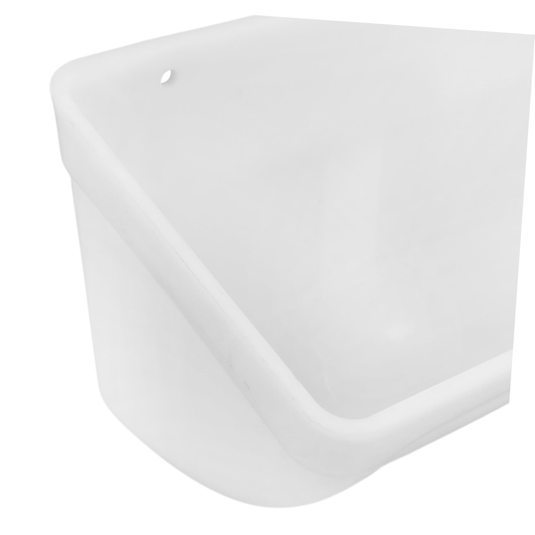 Mangeoire à Volailles 2 Sets PP Blanc Grosse Capacité pour Cage | Installation sur Cage, Usage Poules et Perruches, Lot de 2 Sets de Sets de Pièces, Alimentation Quotidienne