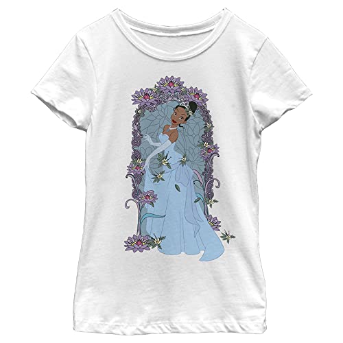 Disney Princess Tiana Love Redux Girl's Solid Crew Tee